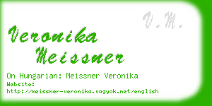 veronika meissner business card